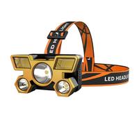 Prterver USB Rechargeable LED Headlamp High-Intensity, Perfect for Fishing, Outdoor Camping and Night Hiking for Activities