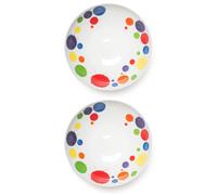Prue Leith Set of 2 Supper Bowl Inky Splats 21cm BlissHome Multi One Size