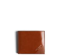 Prugs Embossed Corner Leather Bifold Coin Wallet