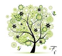 Prumhang Counted Cross Stitch Embroidery Kits DIY Needlework 45cm x 45cm: Tree of Life