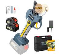 Prunarbo 50mm Electric Shears Kit With 2 X 4.0Ah Batteries Pole Compatible Brushless Battery Pruner For Heavy Duty Garden Tasks