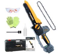 Prunarbo Mini Chainsaw Cordless 8 Inch Compatible with Makita 18V Battery (Battery and Charger Not Included) Cordless Battery-Powered Pruning Saw Wood Cutting for Trees Gardening