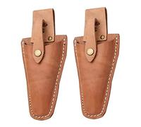 Pruner Holster Leather Hand Pruner Sheath Garden Pliers Scissors Holder with Snap 2pcs, Pruner Holster, Hand Pruner Holder, Garden Tool Holster