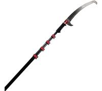 Pruning Saw， Telescopic Pole Saw High Stick Branch Shear, Pruning Saws for Trees and Shrubs, Easy to Installation Cut and to Use(24ft/7.2m,12ft/3.6m)