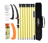 Pruning Saw with Telescopic Pole 8m, Telescopic Branch Saw Adjustable Length Sleeve,Carrying Bag, Professional Telescopic Branch Handsaw for High Branches, Thick Branches
