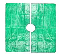 Pruning Tarp - Landscape Trimming Sheet, Bush Catcher Mat, Garden Cleanup Tarp | 12in Hole Waterproof for Shrub Cutting, Tree Pruning Sheet with Corner Buckles, Reusable Yard Waste Collector Mat,