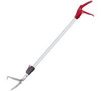 Prunrt 3.7-5 FT Snake Grabber Telescopic with Hooks, Rattle Snake Catcher Tool, Long Handle Reptile Wide Jaw Tongs