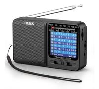 PRUNUS J-711 AM/FM/SW Portable Small Radio,AA Battery &USB-C Charging