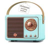 PRUNUS J-999 Mini Retro Bluetooth Speaker with FM Radio,Rechargeable