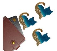 Pruojhw Animal Bags Cuddly Toy, Motivational Card - 3 Motivational Cards with Sea Motifs for Well-being at Home Work Study