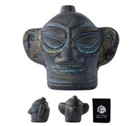 Pruojhw Aztec Death Whistle, Aztec Death Whistle - Antique Horror Death Whistle, Retro Prank Accessories, Strange Sound, Multifunctional Toy, Haunted House Arrangement for