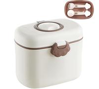 Pruojhw Baby Formula Dispenser, Milk Powder Storage Container, Portable Food Dispenser for Crib Home Everyday