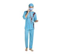 Pruojhw Bloody Nurse Costume for Women | Bloody Nurse Cosplay Costume | Cosplay Costume and Cosplay Props for Carnival and Horror Parties for Men Women Youth and