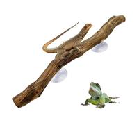 Pruojhw Branches for Reptiles, Snake Climbing Branch - Unique Reptile Wood Branches, Natural Non-Slip Habitat Decorations, Reptile Decoration for Bearded Dragons, Snakes, Geckos, Chameleons