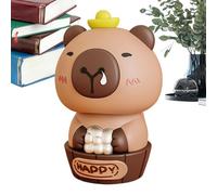 Pruojhw Car Dashboard Decorations - Capybara Solar Dance Figures - Cool Decorations for Vehicles Trucks Commuting Traffic Daily Driving Car Travel Camping Workplace