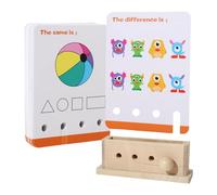Pruojhw Card Association Game | Logic Thinking Puzzle Learning Cards Shapes for Association and Sorting, for Kindergarten At Home And In The Room