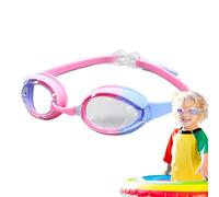 Pruojhw Children's Swimming Safety Goggles, Swimming Goggles Children, Anti-Fog Pool Goggles for Girls, Swimming Goggles with Wide View, Anti-UV Pool Supply for Nanny Child