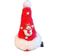 Pruojhw Christmas Pearl Hair Clip, Christmas Hair Clips, Christmas Hat Pearl Hair Clips, Classic Christmas Element Hair Styling Tool for School Activities, Parties with Friends, Theme Parties and