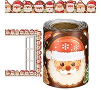 Pruojhw Christmas Pin Board Border Roll, 10 m Christmas Nation - Classroom Holiday Frame | For Nursery Birthday School Event Teachers Educators Office Church Daycare Library