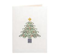 Pruojhw Christmas Pop-Up Greeting Cards, Envelope Craft Souvenir, 3D Christmas Greeting Cards - For Girls Boys Family Friends