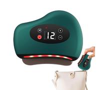 Pruojhw Electric Foot Scraper | 12 Levels Multifunction Heated Firming | Portable Wireless Muscle Scraper for Deep Tissue Neck Feet Back Shoulders Sports Recovery