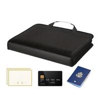 Pruojhw Expanded File Organizer, Document Organizer with Compartments | Fire Resistant Accordion for Home Use Higher Education Business School Travel and Place of Business