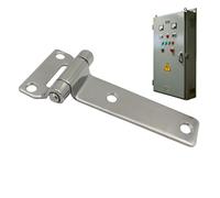 Pruojhw Heavy Duty Hinges, Industrial and Marine Steel Hardware - Rust Proof Hinges for Deck and Shed - For Wooden Boxes Yacht Cabinet