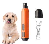 Pruojhw Nail Sander for Dogs - Cat Claw File - USB Rechargeable 5 Speeds Silent for Grooming Claws Cats Puppies, Pet Grooming Paws