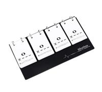 Pruojhw Rhythm Cards, Music Note Flash Cards - Musical Theory Notes Training Cards, Rhythm Practice Card, Music Teaching Accessories, Desk Decor