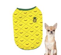 Pruojhw Small Dog Shirt, Pet Clothes for Small Dogs - Summer Pet Clothes, Trembling for Cats and Dogs, Soft, Cute Watermelon Pineapple Outfit
