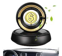 Pruojhw Solar Powered Car Air Freshener, Solar Car Aromatherapy, Rotating Part Car Odor Eliminator, Car Accessories, Car Odor Eliminator Scent