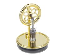 Pruojhw Stirling Motor Kit, Motor Model Kit, Stirling Mechanical Model Low Temperature - Educational Science Kits, Home Desktop Decoration for Physics and Science Lovers