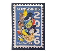 Pruojhw Wall Calendar 2026 - Retro Designs in Stamp Style - Planner Calendar for January 2026 to January 2027 - For Bedroom, Travel, Work, Apartment, Student Dorm, Hotel, Classroom and