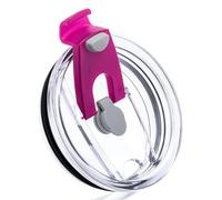 Prurex 20oz Tumbler Replacement Lids Splash Proof Resistant Lid for Yeti Rambler, BJPKPK and More,Straw Friendly,BPA-free (Magenta)