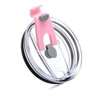 Prurex 30oz Tumbler Lids,Replacement Lids for 30oz Yeti Rambler, Ozark Trail and More,BPA Free,30 ozTumbler,Cup Cover(Pink)