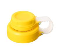 Prurex Clear Spout Lid for Hydro Flask 12 16 20 32 40 64 oz Wide Mouth Bottle,Replacement Lid for 2.28" Wide Mouth Sport Water Bottle Accessories（Yellow)