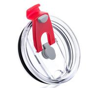 Prurex Replacement Lid for 20 oz Yeti Rambler,Old Style Rtic and More,Straw Friendly,20 oz Tumbler Lids,Cup Cover (Red)