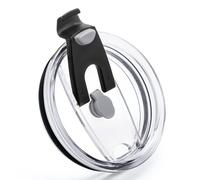 Prurex Replacement Lid for Yeti Rambler, Ozark Trail and More BPA Free 32oz Cup Cover (Black)