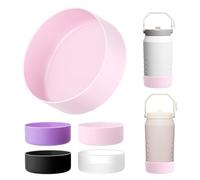 Prurex Silicone Boot for Stanley IceFlow Flip Straw Jug 64 OZ, Bottom Protector for Stanley Cup, Scratch & Noise Resistant (Pink)