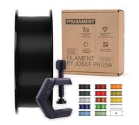 Prusament 3D Printer Filament PETG Jet Black 1.75mm - 1kg Spool - High Precision ±0.02 mm - Low Stringing - Strong Layer Bond - No tangling - Ideal for Beginners & Professionals