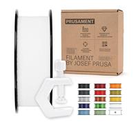 Prusament 3D Printer Filament PETG Signal White 1.75mm - 1kg Spool - High Precision ±0.02 mm - Low Stringing - Strong Layer Bond - No tangling - Ideal for Beginners & Professionals