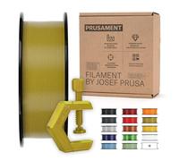 Prusament 3D Printer Filament PETG Yellow Gold 1.75mm - 1kg Spool - High Precision ±0.02 mm - Low Stringing - Strong Layer Bond - No tangling - Ideal for Beginners & Professionals