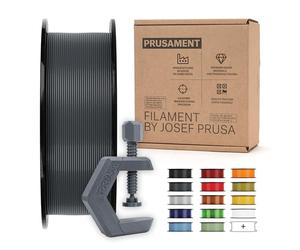 Prusament 3D Printer Premium Filament PETG Anthracite Grey 1.75mm-1kg Spool