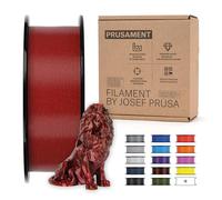 Prusament 3D Printer Premium Filament PLA Galaxy Red 1.75mm - 1kg Spool - High Precision ±0.02 mm - Easy to Print - Low Warping - No Tangling - Ideal for Beginners & Professionals