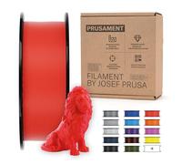 Prusament 3D Printer Premium Filament PLA Lipstick Red 1.75mm - 1kg Spool - High Precision ±0.02 mm - Easy to Print - Low Warping - No Tangling - Ideal for Beginners & Professionals
