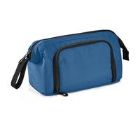 Prussian Blue School Pencil Case Large Capacity Hard Pencil Case Portable for Kids Kindergarten