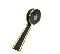 Prussian Königgrätz Medal Ribbon, 4cm Width, Black with Gold-White Stripes, 1866 Military Award