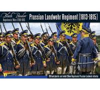Warlord Games Prussian Landwehr Regiment - 28mm Scale Plastic Miniatures for Black Powder Highly Detailed Napoleonic Era Miniatures for Table-top Wargaming