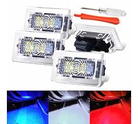 Prutomr - LED Bulbs Kit Replacement for Tesla Model 3 X S Y Interior Ambient Accessories for Footrest, Trunk, Ruched Door, Glove Box, Lighted Lights, Easy to Install (Red)