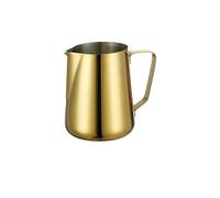 PRUTUHEA Milk Frothing Jug 900ML Stainless Steel Pitcher Coffee Frothing Jug Pull Flower Cup Cappuccino Milk Pot Espresso Cup Latte Art Milk Frother Jugs(900ML No Scale)